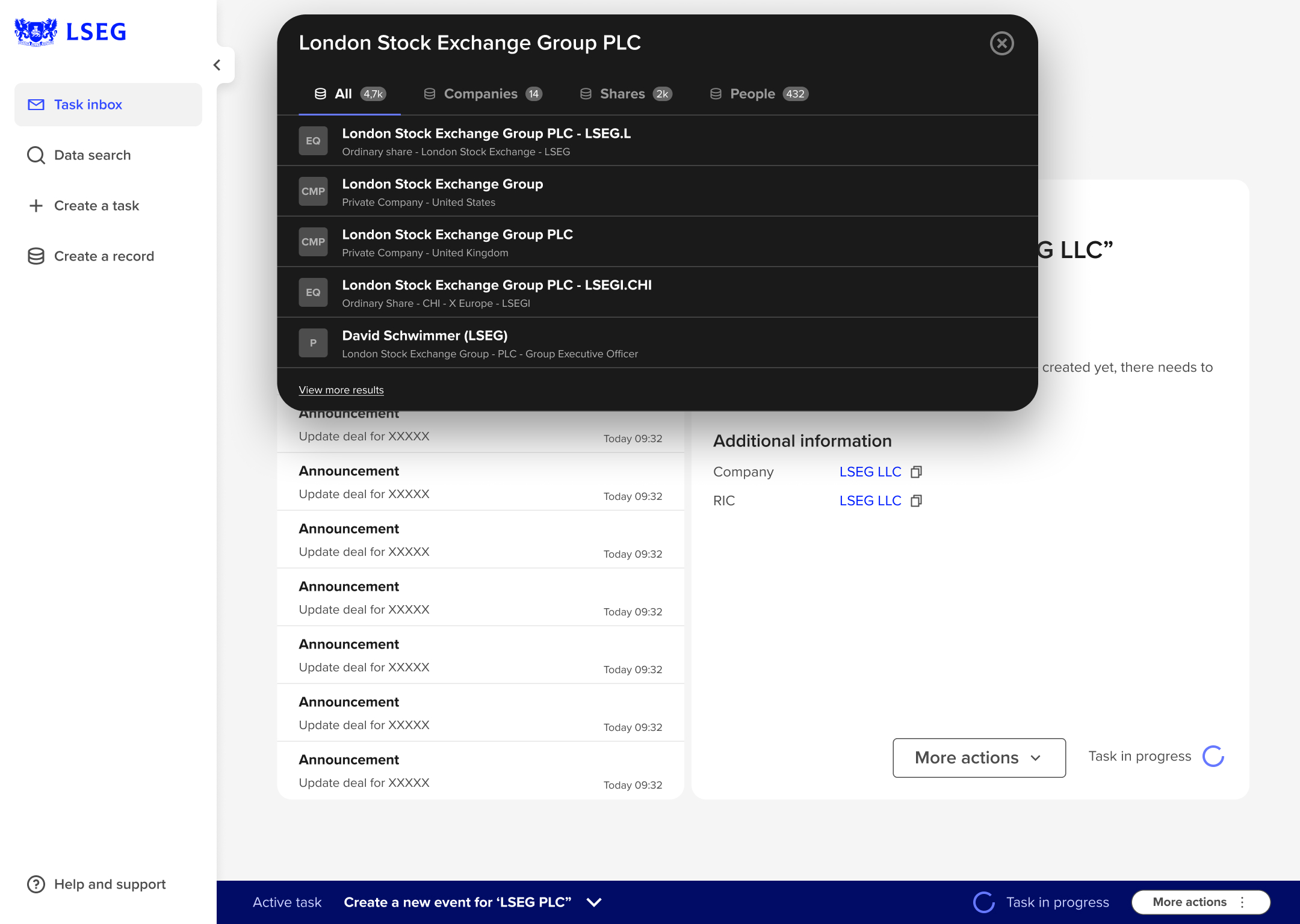 Task flow showing clearer task state and handoff progression